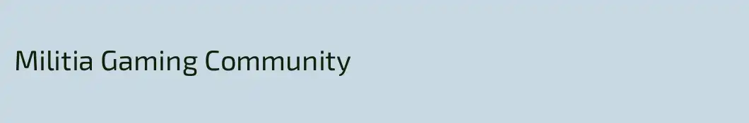 Militia Gaming Community